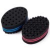 71c4LBtiqmL._SL1500_.jpg 4 Pcs Small Holes Hair Twist Sponge, Barber Curl Sponge Brushes for Dreads Locking Afro Curl Coil Comb Care Tool