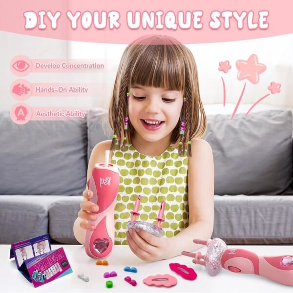 71c6I25s-xL._SL1500_.jpg Automatic Hair Braider Machine for Girls, Electric Hair Twister Styling Tool with DIY Accessories, Easy Braiding Kit, Gift for Teen Girls