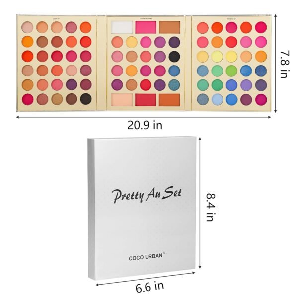 71c7xouvHnL._SL1500_.jpg 86 Colors Highly Pigmented Eyeshadow Palette with 13 pcs Makeup Brushes Set, Includes Matte Shimmer Long Lasting Waterproof Contour Blush Powder Highlighter,Makeup Gift Set for Women.