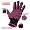 71c9kyVyVIL._SL1500_.jpg MORGLES Heat Resistant Gloves, 2 Pcs Professional Heat Gloves for Hair Styling Silicone Hot Mat 6 Pcs Hair Clips and 2 Pcs Styling Comb for Curling Iron Wands Flat Iron