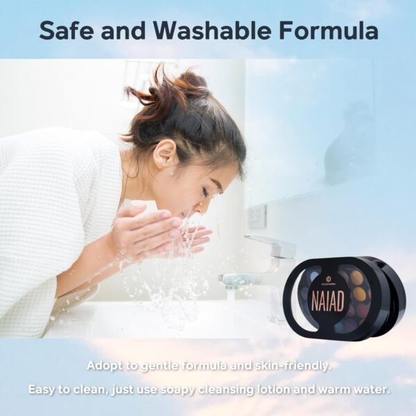 Color Nymph Makeup Palette for Girls, Travel Make up Kit Real Makeup Pallet Mini Size Makeup kit All in One Beauty Set Washable Protable Compact for Travel Party Touch Up