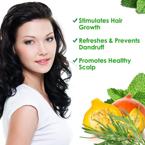 71cFdD0S5vL._SL1500_.jpg 3in1 Hair Growth Oil (Rosemary, Mint & Pumpkin Seed) - Natural Organic Cold-Pressed Hair Treatment for Hair, Skin, Eyelashes & Eyebrows Regrowth