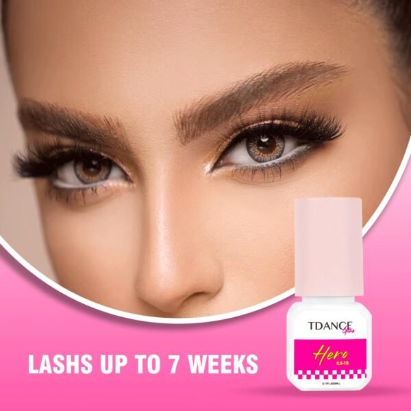 71cb7a-2NWL._SL1500_.jpg TDANCE Eyelash Extension Glue /0.5-1 Sec Dry/Retention – 7 Weeks/Lash Extension Glue for Professional Use Only (0.17 fl. oz / 5ml)