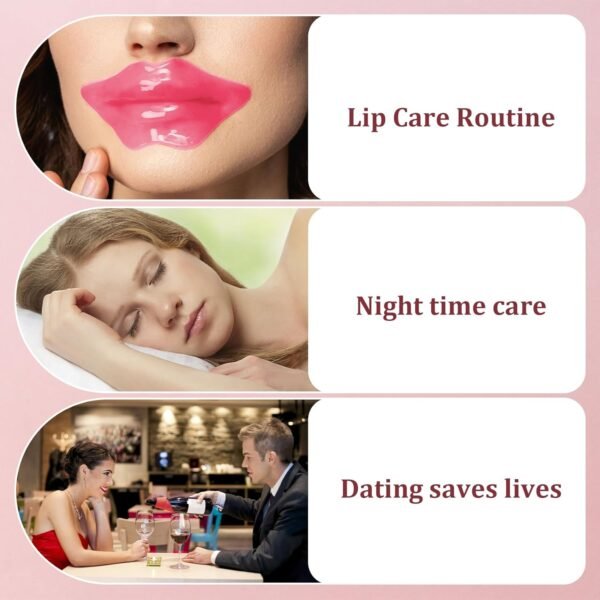 71cfjTR17cL._SL1500_.jpg 30PCS Moisturizing Lip Mask - Pink Lip Patches for Spa Daily Labial Masks Skincare Hydrating to Reduce Wrinkles Dryness Anti-wrinkle Lightens
