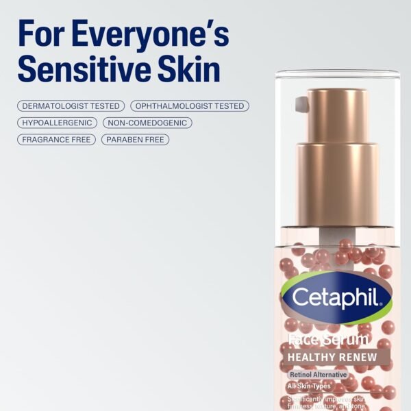 71cj6KxqKJL._SL1500_.jpg Cetaphil Healthy Renew Anti Aging Face Serum 1 Oz, Retinol Alternative Serum for Face with Niacinamide & Peptides, Skincare for Sensitive Skin with Vitamin B Complex, Fragrance Free