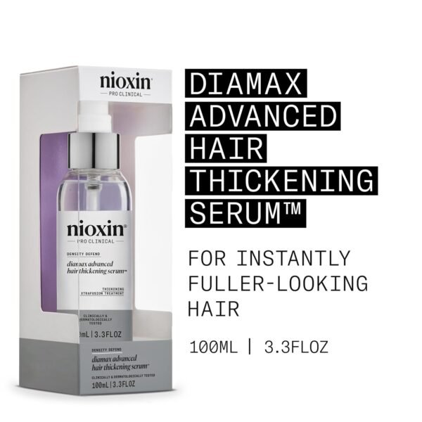 Nioxin Density Defend Diamax Advanced Hair Thickening Serum With Caffeine, Niacinamide & Panthenol For Thicker, Fuller-Looking Hair 3.38 Fl oz