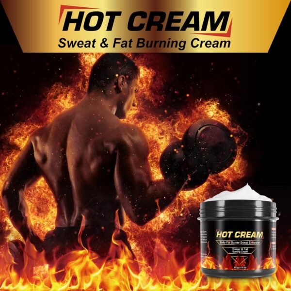 REBODUM Hot Sweat Cream, Fat Burning Cream for Belly Natural Weight Loss Cream Weight Loss Workout Enhancer for Women and Men Cellulite Treatment for Thighs Legs Abdomen Arms and Buttocks