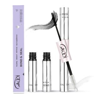 71cr-OQES8L._SL1500_.jpg GAQQI Lash Cluster Glue, Lash Bond and Seal Waterproof, Bond & Seal Eyelash Glue for Clusters, Eyelash Adhesive Black Long-Lasting 72H, Latex-Free(5ml+5ml)