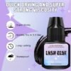 71d0QS8eGFL._SL1500_.jpg Lash Clusters Glue Kit-Strong Hold Eyelash Extension Glue | 3-4 Weeks Long Lasting | Waterproof & No Irritation | 2-3 Sec Drying time | Beginner DIY or Professional (5ml) with Tools & Accessories