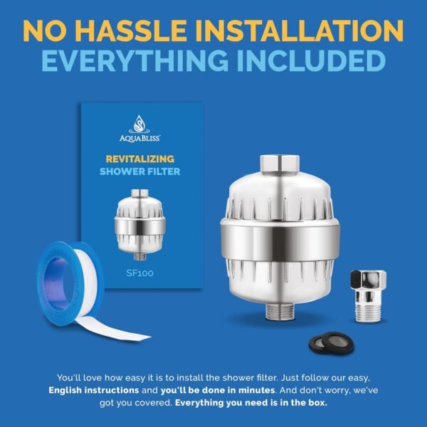 71d9FsGDpeL._AC_SL1500_.jpg AquaBliss High Output Revitalizing Shower Filter - Reduces Dry Itchy Skin, Dandruff, Eczema, and Dramatically Improves The Condition of Your Skin, Hair and Nails - Chrome (SF100)