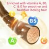 Hair Treatment Serum - Hair Vitamin Serum Capsule - Hair Styling Serum with Vitamins A C E Pro B5 - No Rinse with Moroccan, Macadamia & Avocado Oil for Women & Men - 40 Capsules(2 Pack), Red