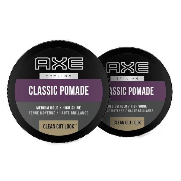 71dCU2lL._SL1500_.jpg Axe Pomade: Medium Hold and Natural Finish for Easy Styling, 2.64oz (2 Count)