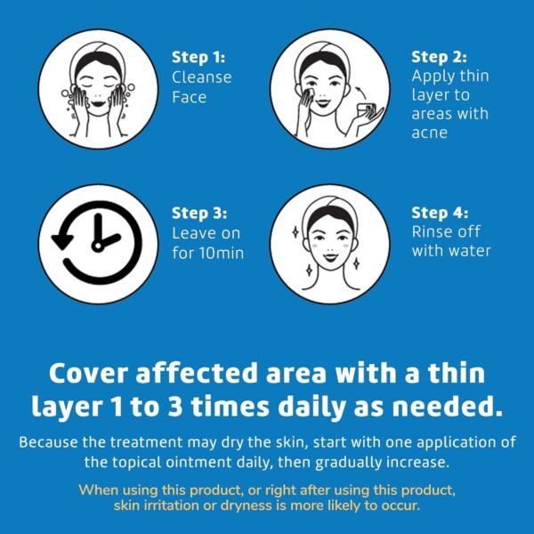71dNfL6PquL._SL1500_.jpg De La Cruz Sulfur Ointment - Cystic Acne Treatment for Face and Body - Daily 10 Min Spot Treatment Mask - Safe and Effective Game Changing Hormonal Acne Treatment That Clears Up Pimples 5.5 OZ.