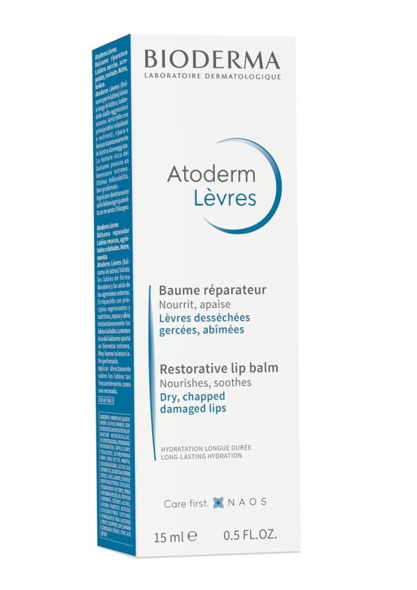 71dSiunw5bL._SL1500_.jpg Bioderma Atoderm Lip Balm, Moisturizing and Nourishing Balm for Dry Lips