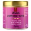 Body butter cream for dry skin, cocoa butter body cream with shea butter and coconut oil, deeply moisturizing and nourishing, 8 fl oz (pack of 1)