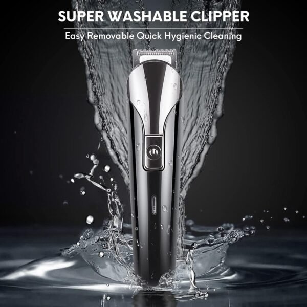 Beard Trimmer for Men,IPX7 Waterproof Electric Razor Shavers,Hair Trimmer for Nose Mustache Face Body,Cordless Clippers,Gifts for Men,22 Piece Beard Grooming Kit Black