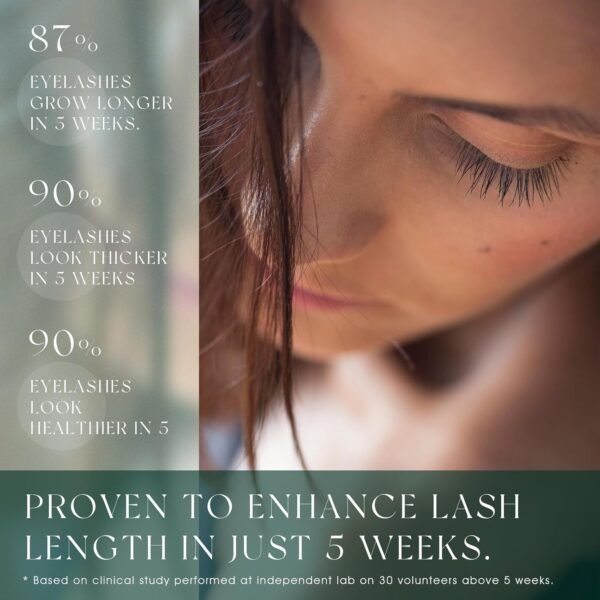 71diz9zpClL._SL1500_.jpg Eyelash Serum:Boosts and Encourages Authentic Lash Development, Leading to Lengthened, Denser, Robust Lashes, and Enhanced Health. Hypoallergenic Profiles. (0.1 Fl Oz-3 ML) 2-Month Supply