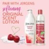 Jergens Softening Cherry Almond Body Wash, Daily Moisturizing Skin Cleanser, Infused with Cherry Almond Oil, pH Balanced, Paraben Free, Dye Free, , Dermatologist Tested, 22 oz (Packaging May Vary)