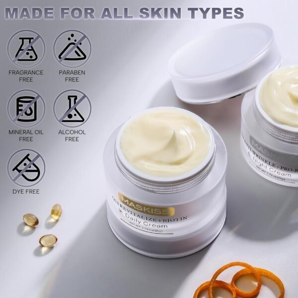 71dowhO1ezL._SL1500_.jpg Firming Neck Cream & Anti-Wrinkle Night Cream with Coenzyme Q10 + Pro-Retinol, Unscented Skin Firming Neck Cream, Anti Aging Facial Moisturizer for Sensitive Skin, 1.76 Oz Jar