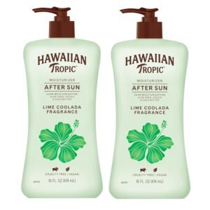 Hawaiian Tropic Lime Coolada After Sun Lotion | After Sun Care, Skin Care, Daily Moisturizing Lotion with Aloe, Cocoa Butter & Shea Butter, 16oz each Twin Pack