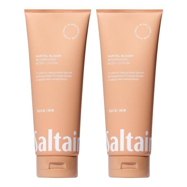 Saltair Body Lotion - 2 Pack Moisturizing Lotion For Dry Skin. Santal Bloom Scented Hydrating Body Cream with Nourishing Moisturizer Formula. Skin Care for Women and Men. 2x 10oz Tubes