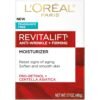 L’Oreal Paris Revitalift Anti Aging Face and Neck Cream, Smoothing and Firming Moisturizer for 24HR Hydration, Fragrance Free, 1.7 Oz