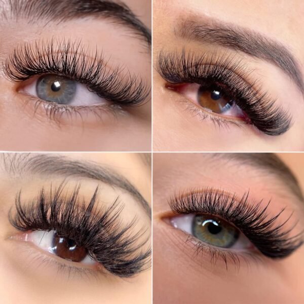 71eeWwI6SL._SL1500_.jpg VEYES INC Easy Fan Volume Lash Extensions 03 05 07 J/B/L/C/CC/D/DD Curl 8-25mm Mixed & Single Length Tray, Matte Black Self Fanning Eyelashes, Professional Supplies for Lash Techs (0.03 D 8-16mm)