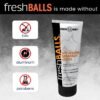 FRESH BALLS Lotion | Anti-Chafing Comfort Men's Soothing Cream to Powder Ball Deodorant and Hygiene for Groin Area, 3.4 fl oz (Pack of 2)