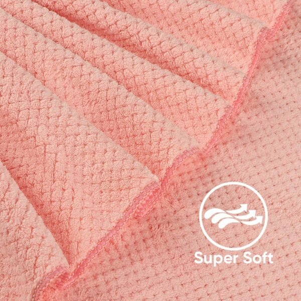 HOMEXCEL Bath Towel Set Pack of 4, 30 x 60 Inches Large Microfiber Bath Towels, Soft, Absorbent, and Quick Dry Towels for Bathroom, Pool, Beach, Swim, and Yoga, Large Bathroom Towels for Daily Use