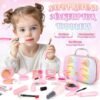 Pretend Makeup for Toddlers, Toy Play Makeup Set for Kids 3-5, Toddler Makeup Kit Pretend, Cat Toys for Kids Fake Makeup, Birthday Gifts Toys for 3 4 5 6 7 8+ Year Old Girls (Not Real Makeup)