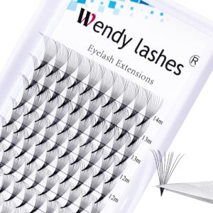 71ez6TrWDML._SL1500_.jpg Premade Fans Eyelash Extensions 5D 6D 7D 8D 10D Volume Lash Extensions 0.07mm Thickness Short Stem heat bonded Premade Fans Russian Volume Pre-fanned Lash Extensions(8D-0.07-D, 8-14mm Mixed Tray)
