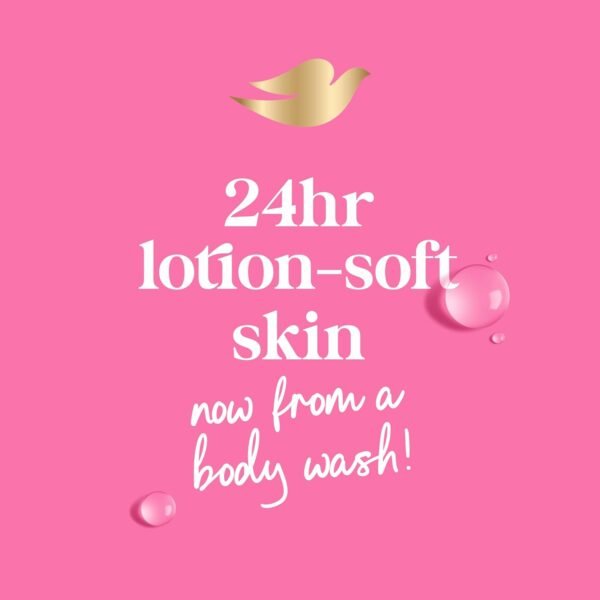 Dove Body Wash with Pump Renew Peony & Rose Oil For 24hr Lotion-Soft Skin Moisturizing Skin Cleanser with No Sulfates No Parabens 30.6 Oz