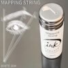 White Brow Mapping String [100 Ft Bottles - 30 m] Pre-Inked String for Permanent Makeup and Microblading Supplies, Brow Mapping Kit, Eyebrow Thread for Shaping (White)