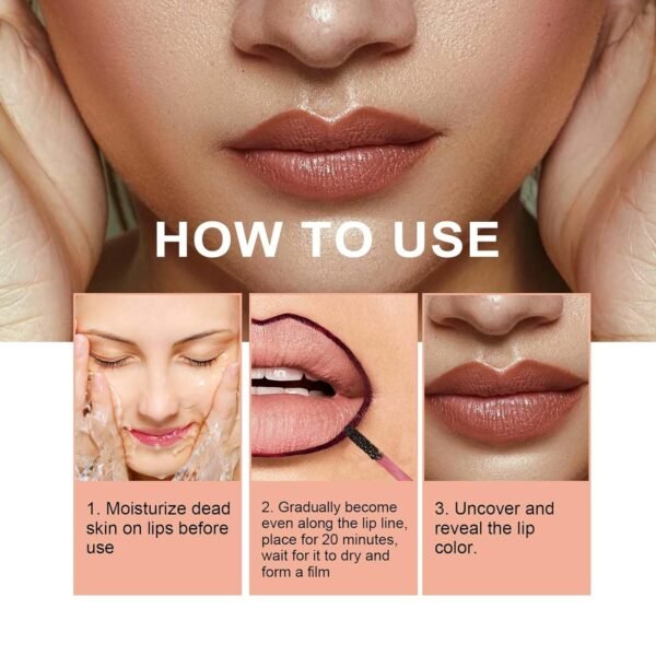 71f-rTsfWHL._SL1500_.jpg Detachable Lip Liner Set 3 Colors Peel lip liner Longwear and Pigmented Lip Pencil Peel Off Lip Stain