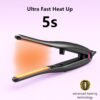 71f1Buq-JWL._AC_SL1500_.jpg Small Flat Irons for Short Hair, 5s Ultra Fast Heat Up Pencil Flat Iron, Negative Ions Mini Flat Iron for Edges, 3/10'' Travel Mini Hair Straightener with Digital Temp Control, Easy to Use