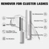 VEYESBEAUTY Cluster Lash Glue Remover 5ML Eyelash Remover for DIY Lash Extensions at home Clear Remover for Self-application Individual Lashes