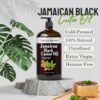 71fIEGDZQqL._SL1500_.jpg Natural Riches Jamaican Black Castor Oil Glass Bottle Pure Organic Cold Pressed for Hair Growth Skin Care for Dry Skin Conditioning Eyebrows Eyelashes Scalp and Nail Moisturizes & Repairs 16fl.oz.