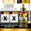 PURE RESEARCH Liquid Biotin & Collagen Hair Growth Drops 60,000mcg - Biotin and Liquid Collagen Supplement for Men & Women - Glowing Skin Support, Healthy Hair & Nail Growth - 2oz