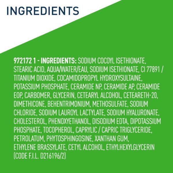 CeraVe Hydrating Cleanser Bar, Soap-Free Body and Facial Cleanser with 5% Moisturizing Cream, Fragrance-Free, 3-Pack, 4.5 Ounce Each