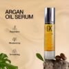 Global Keratin GKHAIR Smoothing Serum (Pack of 1/3.4 fl oz) - 100% Pure Organic Argan Oil | Hydrating Strength Shine Dry Damaged Repair Anti-Frizz Moistures Nourishment