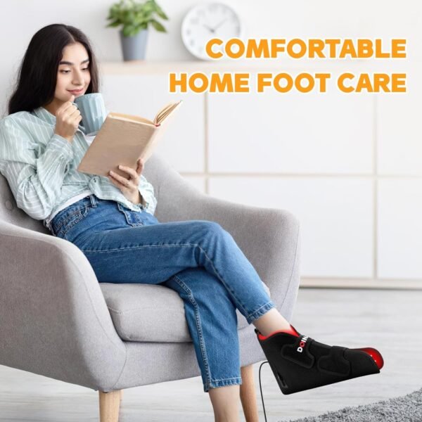 Red Light & Infrared Therapy for Feet—Infrared Light Therapy Feet for Neuropathy Shoe Wraps Toes & Ankle, Infrared Foot Therapy with Pulse Mode