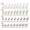 71fWUT4a0YL._SL1500_.jpg Individual Lashes, Lash Clusters, 240 Pcs 10D Individual Lash Extensions, Natural Soft Lightweight Reusable, Thickness 0.07mm C Curl False Eyelashes 8/9/10/11/12mm (10D 8-12mm)