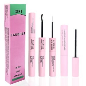 71falRTWTrL._SL1500_.jpg Lash Glue for Eyelash Clusters 3-in-1 Lash Remover for Lash Extensions Eyelash Glue Remover Lash Bond and Seal Waterproof DIY Eyelash Extension Remover 15ml(Black)