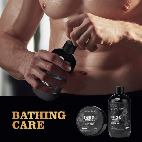 Father's Day Gift for Men - Luxury 30-Piece Bath & Beard Gift Set for Men, Bath & Body Care Kit for Him with Beard Wax | Christmas, Valentine's Day, Birthday, Spa Kit Travel Bag Gift for Dad