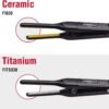 71foS1ID7VL._AC_SL1500_.jpg RED by KISS 0.3 Inch Pencil Flat Iron with Ceramic Tourmaline, Hair Straightener for Thin and Short Hair Edge Styling, Even Heat Distribution with Fast Heat Up 450° F Max Temperature, Black