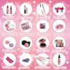 For Ideahome Kids Washable Makeup Girl Toys - Real Make Up Set, Little Girls Makeup Kit for Toddler Kid Children Princess, Christmas Birthday Gift Toys for Girl 4 5 6 7 8 9 10 Year Old