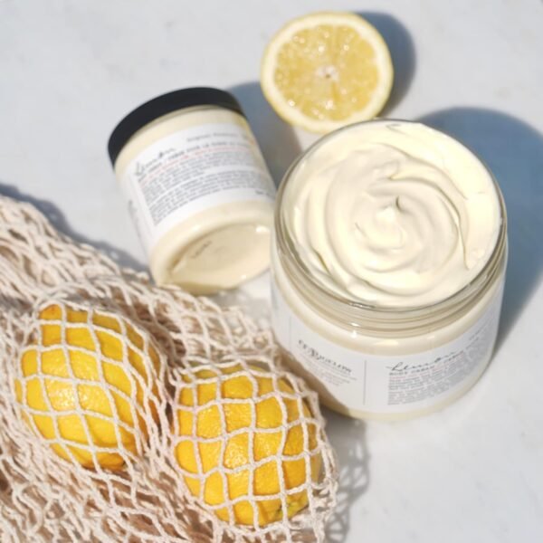 C.O. Bigelow Lemon Body Cream, Moisturizing Body Cream with Shea Butter, Kukui Nut Oil, Lemon Oil and Extracts for Dry Skin, 8 oz.