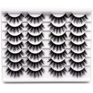 71gNIOC5cjS._SL1134_.jpg Losha Eyelashes Natural Look Faux Mink Lashes Pack Handmade Fluffy False Eyelashes 14 Pairs Eye Lashes (M09)