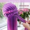 Mannequin Head with Hair, TopDirect 29" Hair Manikin Training Head Hairs Practice Cosmetology Hairs Doll Styling Hairdressing Braiding Heads with Clamp Holder and Tool Kit