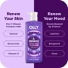 OLLY Renew Body Wash with Vitamin D, Retinol & Botanicals – Nourishing Cleanser for Skin Barrier Repair, Deep Hydration, Jasmine Bergamot Scent, 17oz